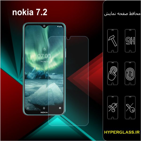 محافظ صفحه نمایش گوشی نوکیا Nokia 7.2