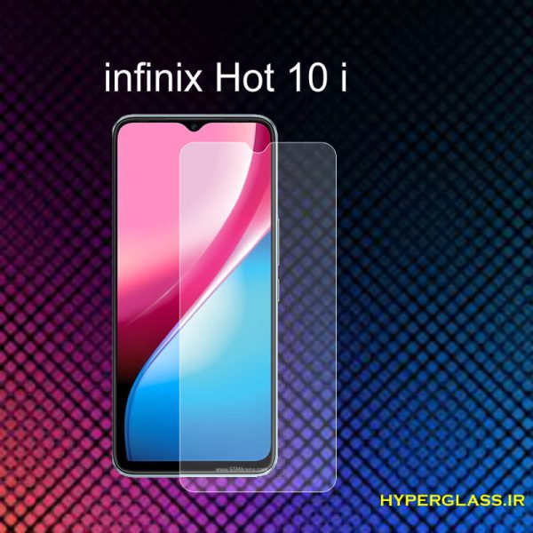 گلس محافظ صفحه نمایش نانو بلک اورجینال گوشی اینفینیکس Infinix Hot 10i