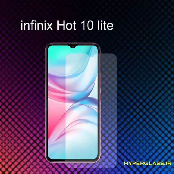 گلس محافظ صفحه نمایش نانو بلک اورجینال گوشی اینفینیکس Infinix Hot 10 lite