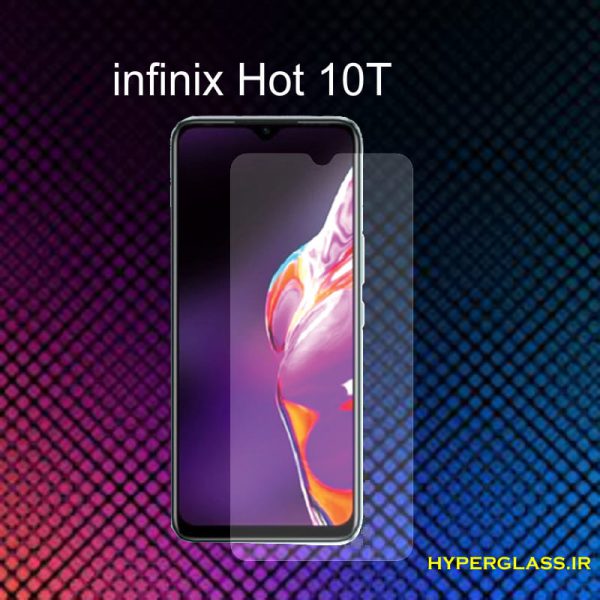 گلس محافظ صفحه نمایش نانو بلک اورجینال گوشی اینفینیکس Infinix Hot 10T
