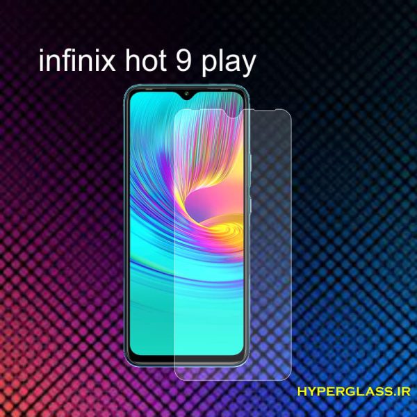 گلس محافظ صفحه نمایش نانو بلک اورجینال گوشی اینفینیکس Infinix Hot 9 play