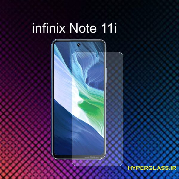 گلس محافظ صفحه نمایش نانو بلک اورجینال گوشی اینفینیکس Infinix Note 11 i