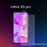 گلس محافظ صفحه نمایش نانو بلک اورجینال گوشی اینفینیکس Infinix S5 pro