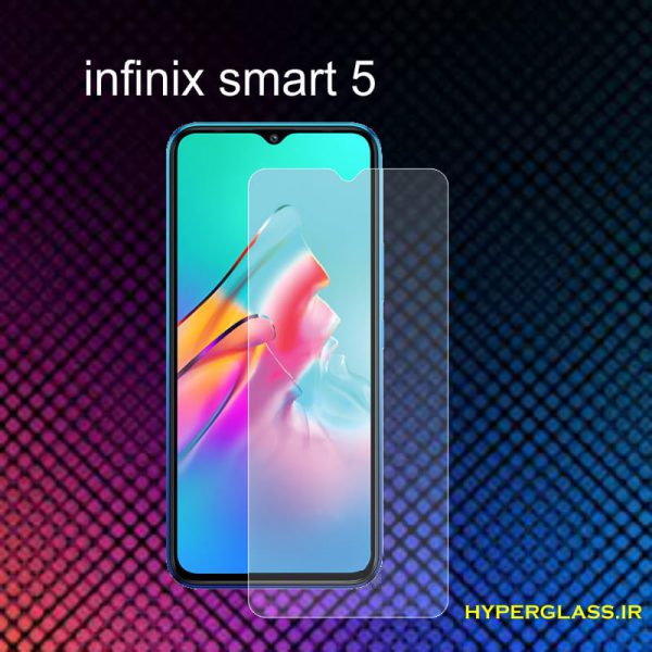 گلس محافظ صفحه نمایش نانو بلک اورجینال گوشی اینفینیکس Infinix Smart 5