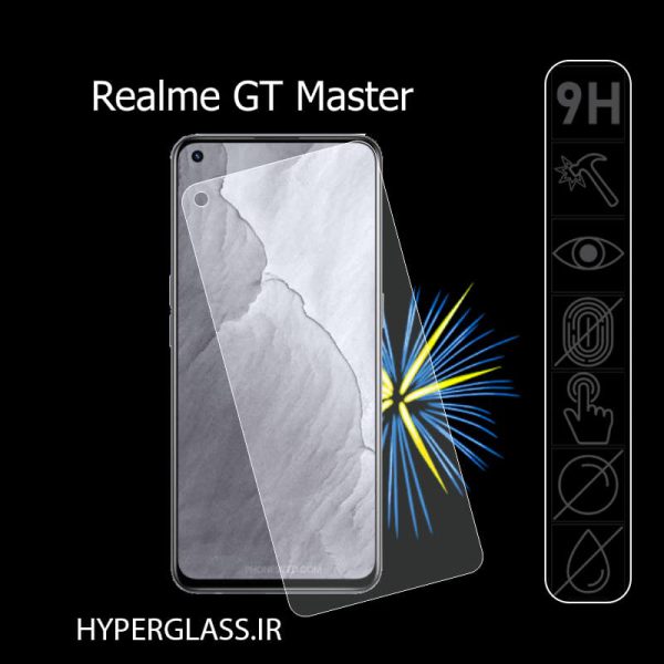 گلس محافظ صفحه نمایش نانو بلک اورجینال گوشی ریلمی Realme GT Master