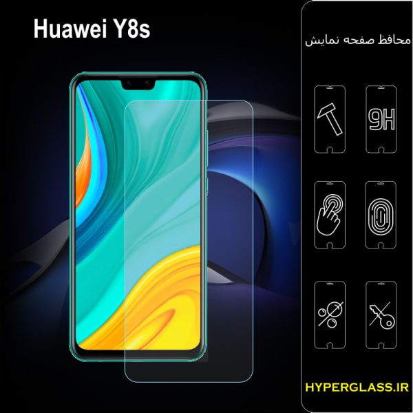 گلس محافظ صفحه نمایش نانو بلک اورجینال گوشی هواوی Huawei Y8s