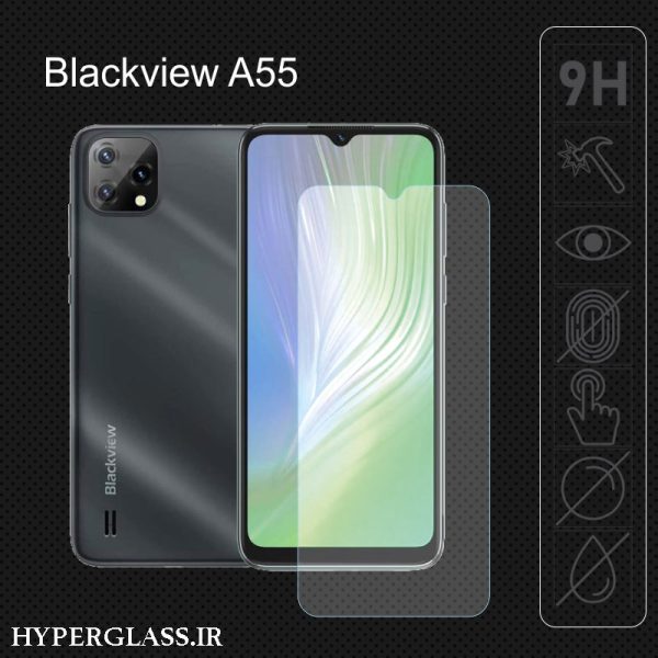 گلس محافظ صفحه نمایش نانو بلک اورجینال گوشی بلک ویو Blackview A55