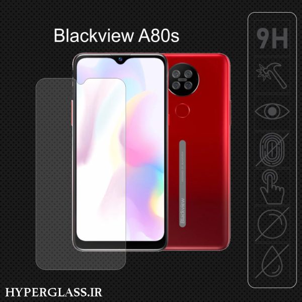 گلس محافظ صفحه نمایش نانو بلک اورجینال گوشی بلک ویو Blackview A80s