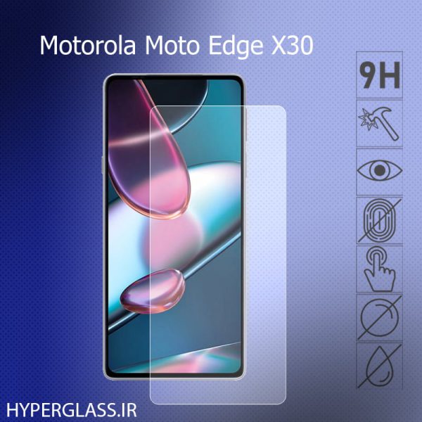 گلس محافظ صفحه نمایش نانو بلک اورجینال گوشی موتورولا Motorola Edge X30