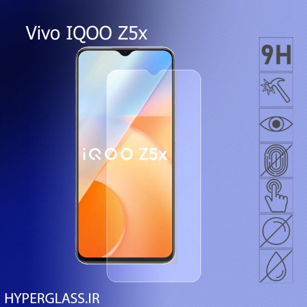 گلس محافظ صفحه نمایش نانو بلک اورجینال گوشی ویوو Vivo IQOO Z5x
