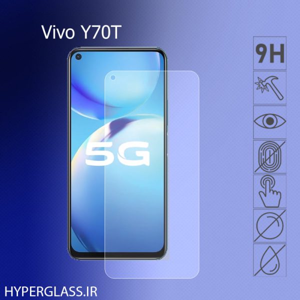 گلس محافظ صفحه نمایش نانو بلک اورجینال گوشی ویوو Vivo Y70T