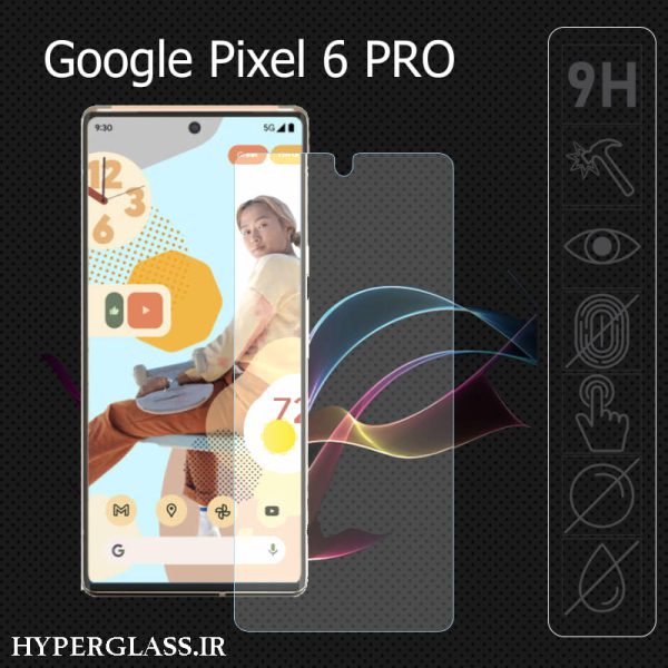 گلس محافظ صفحه نمایش هیدروژلی اورجینال گوشی گوگل پیکسل Google Pixel 6 PRO