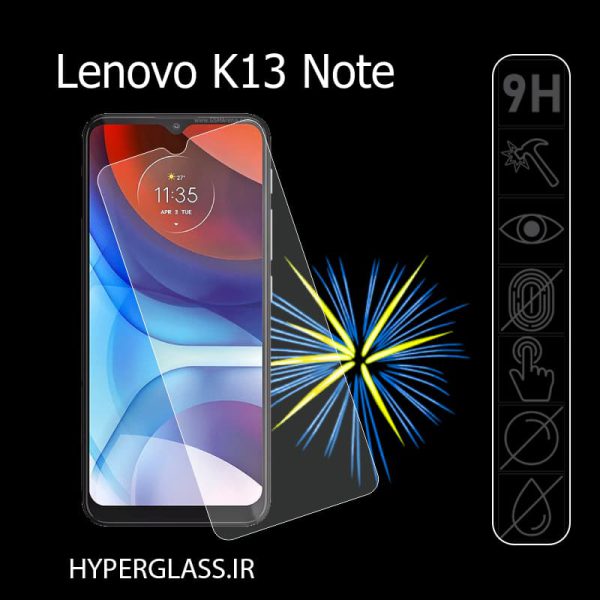 گلس محافظ صفحه نمایش نانو بلک اورجینال گوشی لنوو Lenovo K13 Note