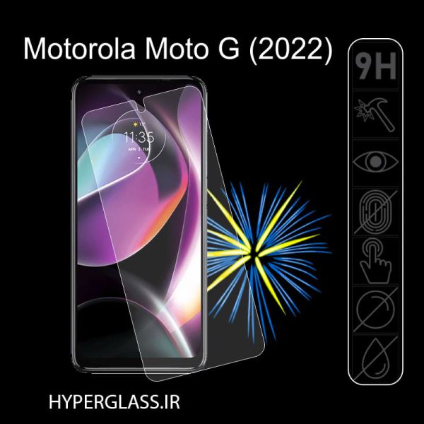 گلس محافظ صفحه نمایش نانو بلک اورجینال گوشی موتورولا Motorola Moto G (2022)