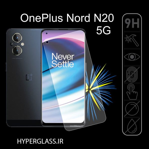 گلس محافظ صفحه نمایش نانو بلک اورجینال گوشی وان پلاس OnePlus Nord N20