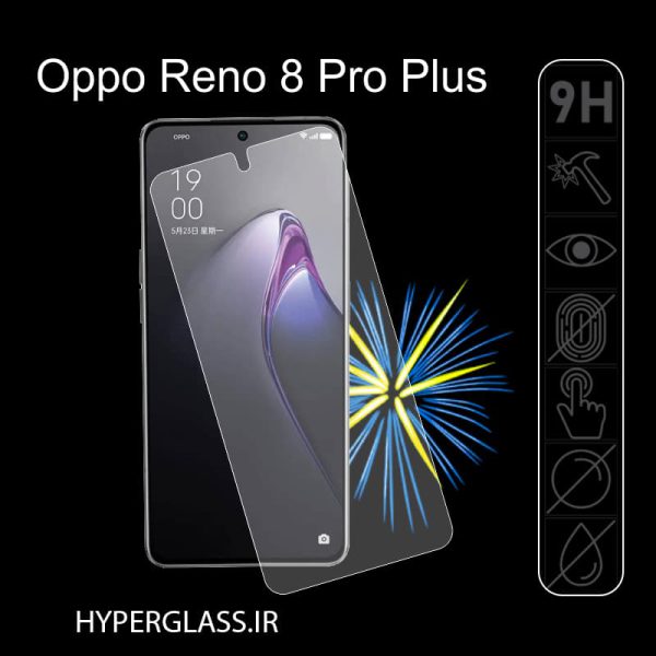 گلس محافظ صفحه نمایش نانو بلک اورجینال گوشی اوپو Oppo Reno 8 Pro Plus