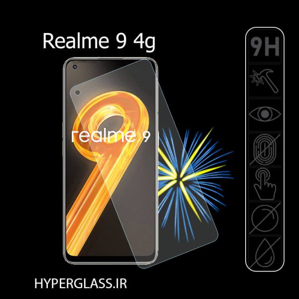 گلس محافظ صفحه نمایش نانو بلک اورجینال گوشی ریلمی Realme 9 4G