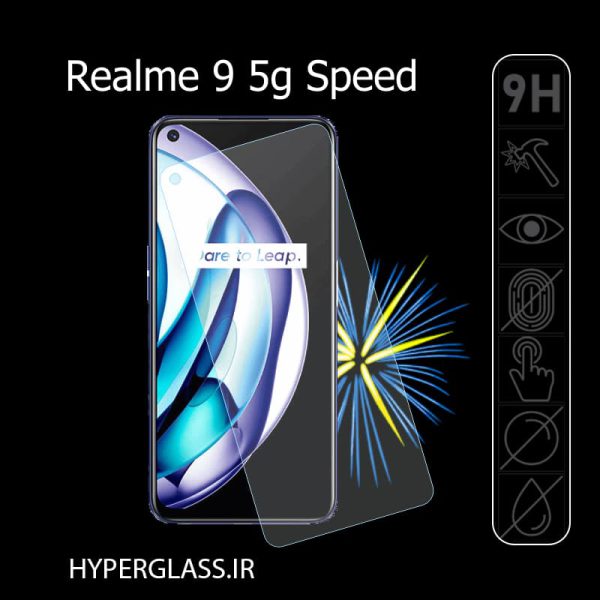 گلس محافظ صفحه نمایش نانو بلک اورجینال گوشی ریلمی Realme 9 5G Speed