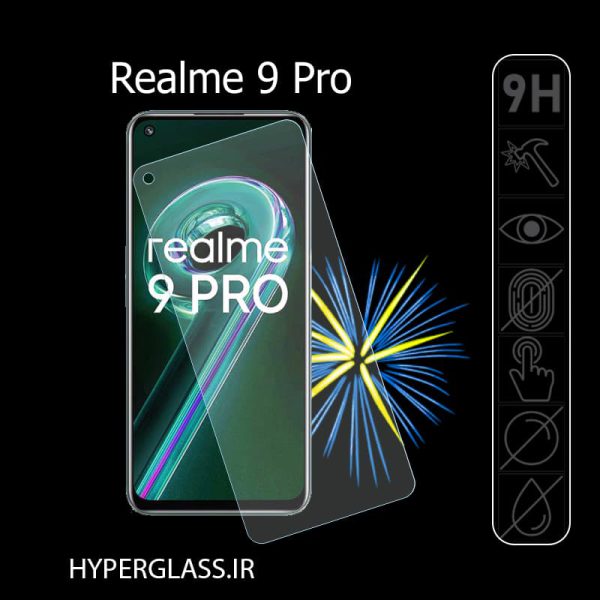 گلس محافظ صفحه نمایش نانو بلک اورجینال گوشی ریلمی Realme 9 Pro