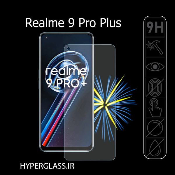 گلس محافظ صفحه نمایش نانو بلک اورجینال گوشی ریلمی Realme 9 Pro Plus