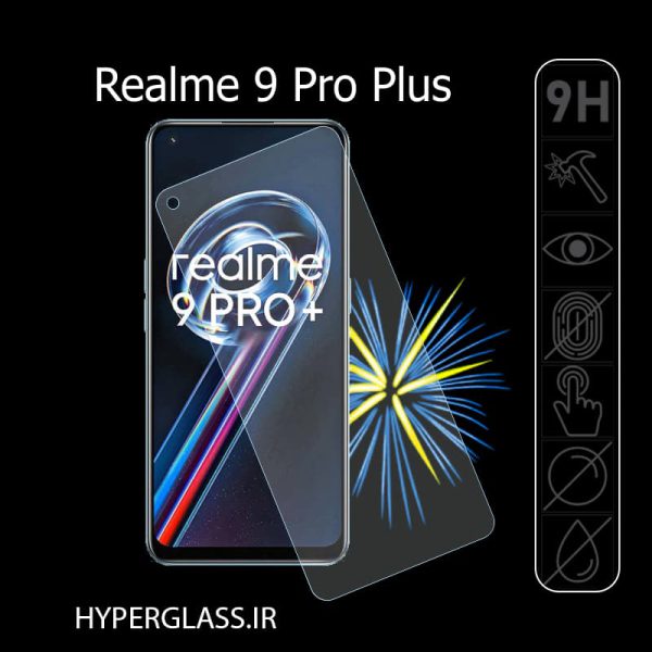 گلس محافظ صفحه نمایش نانو بلک اورجینال گوشی ریلمی Realme 9 Pro Plus