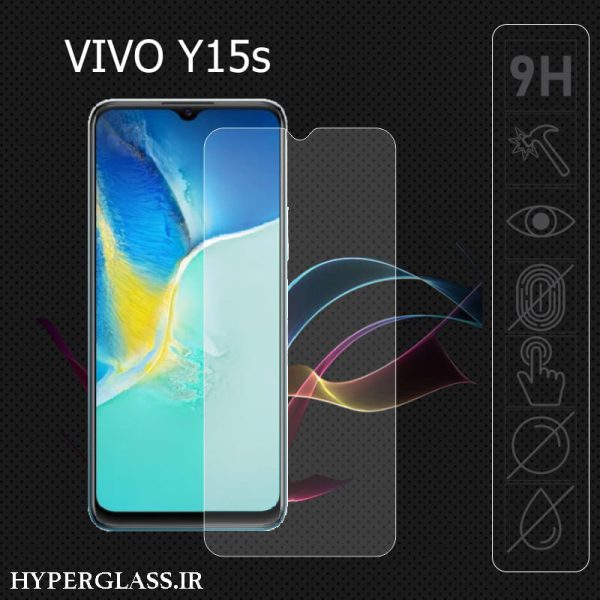 گلس محافظ صفحه نمایش نانو بلک اورجینال گوشی ویوو Vivo Y15s