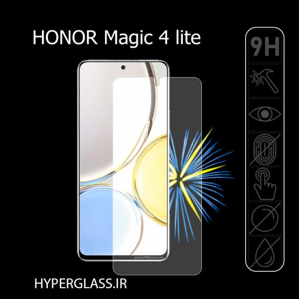 گلس محافظ صفحه نمایش نانو بلک اورجینال گلس گوشی آنر Honor Magic4 Lite