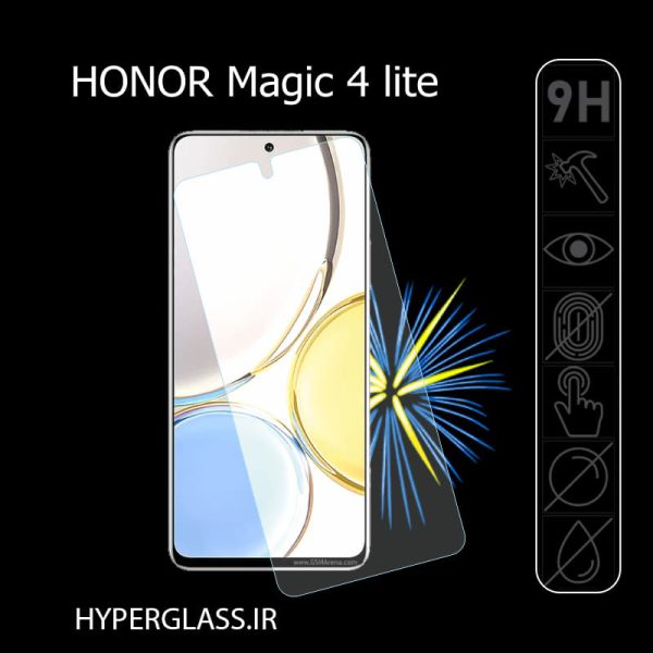 گلس محافظ صفحه نمایش نانو بلک اورجینال گلس گوشی آنر Honor Magic4 Lite