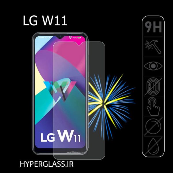 گلس محافظ صفحه نمایش نانو بلک اورجینال گوشی الجی LG W11