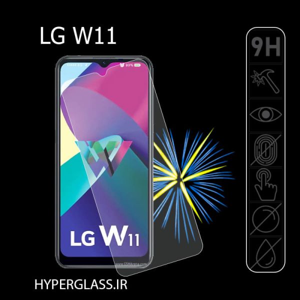 گلس محافظ صفحه نمایش نانو بلک اورجینال گوشی الجی LG W11