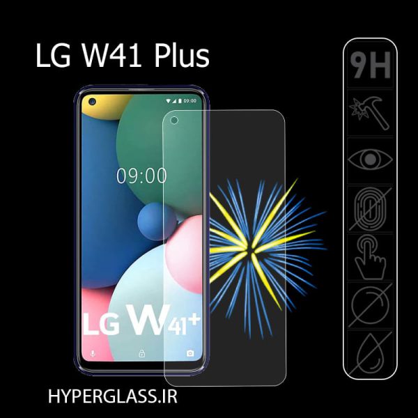 گلس محافظ صفحه نمایش نانو بلک اورجینال گوشی الجی LG W41 Plus