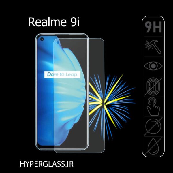گلس محافظ صفحه نمایش نانو بلک اورجینال گوشی ریلمی Realme 9i