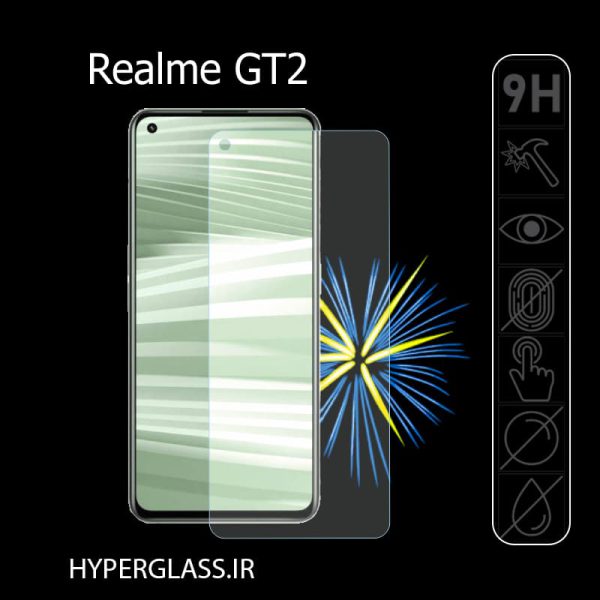 گلس محافظ صفحه نمایش نانو بلک اورجینال گوشی ریلمی Realme GT2
