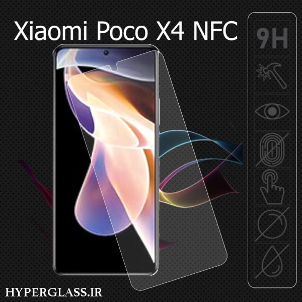 گلس محافظ صفحه نمایش نانو بلک اورجینال گوشی شیاومی Xiaomi Poco X4 NFC