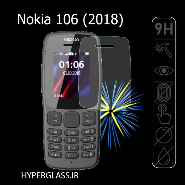 گلس گوشی نوکیا Nokia 106 (2018)
