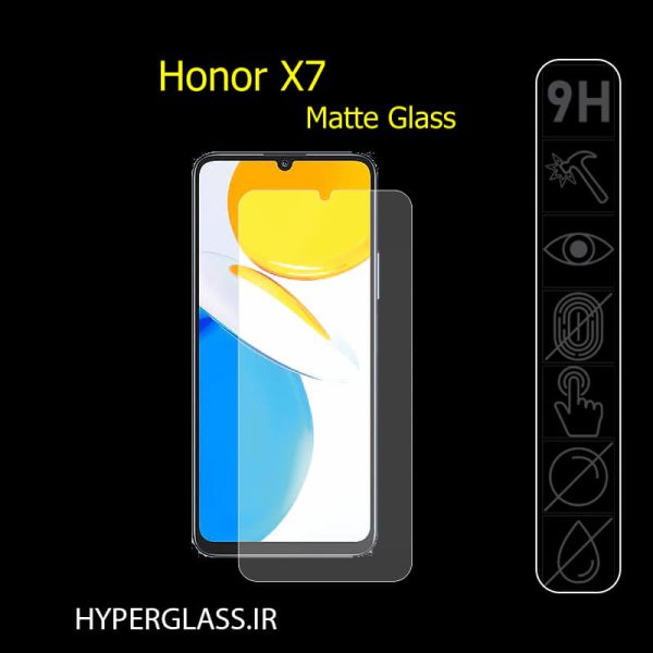 گلس محافظ صفحه نمایش مات اورجینال گوشی آنر Honor X7