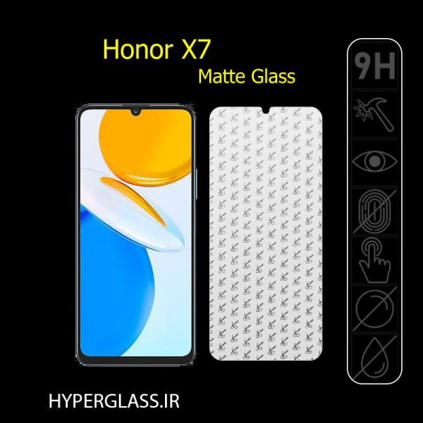 گلس محافظ صفحه نمایش مات اورجینال گوشی آنر Honor X7
