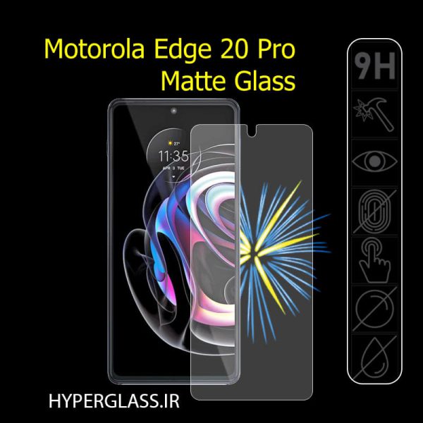 گلس مات اورجینال گوشی موتورولا Motorola Edge 20 Pro