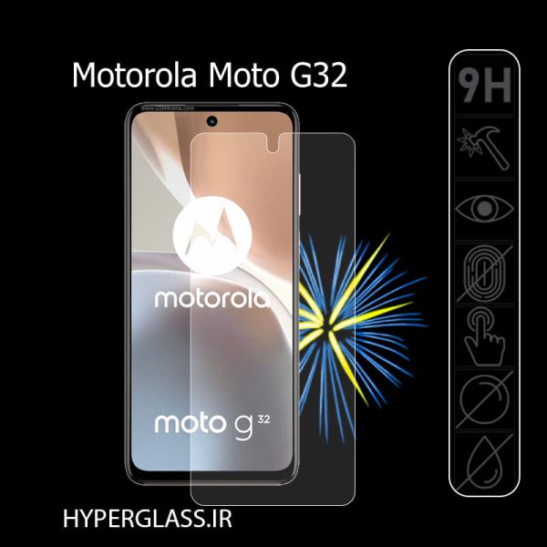 گلس محافظ صفحه نمایش نانو بلک اورجینال گوشی موتورولا Motorola G32