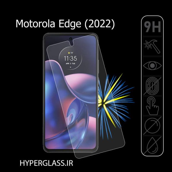 گلس محافظ صفحه نمایش اورجینال گوشی موتورولا Motorola Edge (2022)