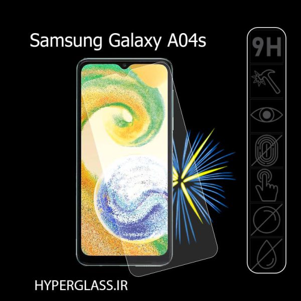 گلس محافظ صفحه نمایش اورجینال گوشی سامسونگ Samsung Galaxy A04s