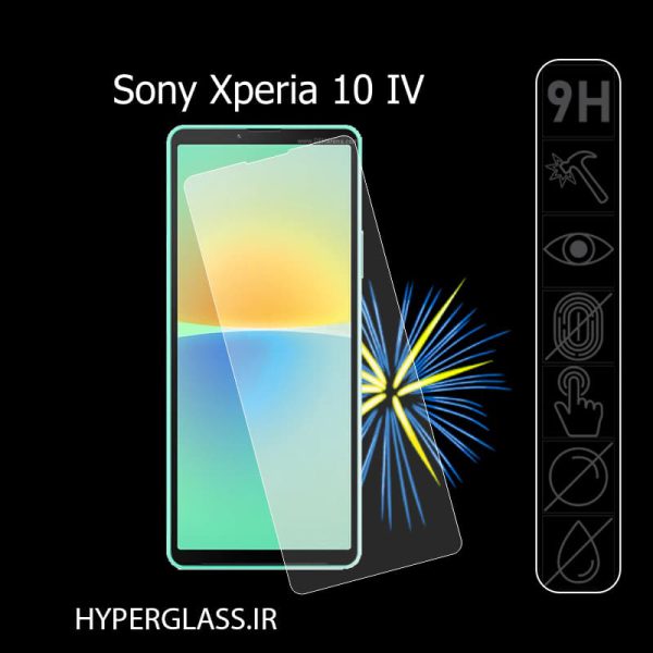 گلس محافظ صفحه نمایش نانو بلک اورجینال گوشی سونی Sony Xperia 10 IV