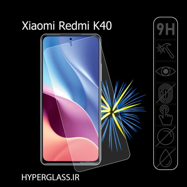 گلس محافظ صفحه نمایش نانو بلک اورجینال گوشی شیاومی Xiaomi Redmi K40