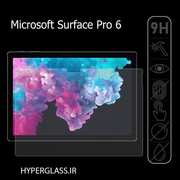 گلس اورجینال محافظ صفحه نمایش تبلت مایکروسافت سرفیس پرو Surface Pro 6