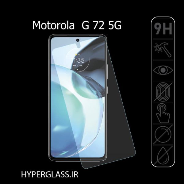 گلس اورجینال محافظ صفحه نمایش گوشی موتورولا Motorola G72 5g