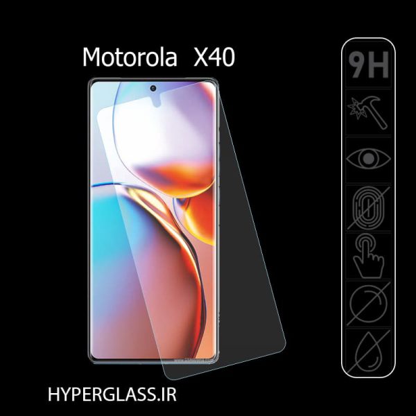گلس هیدروژلی تمام صفحه محافظ صفحه نمایش موتورولا Motorola Moto X40