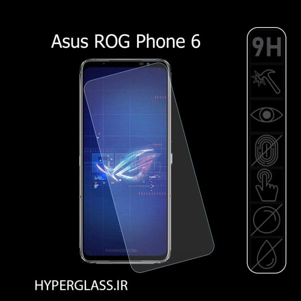 گلس اورجینال محافظ صفحه نمایش ایسوس راگ فون ROG Phone 6