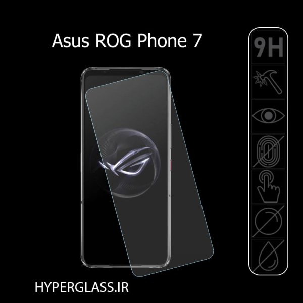 گلس اورجینال محافظ صفحه نمایش ایسوس راگ فون ROG Phone 7