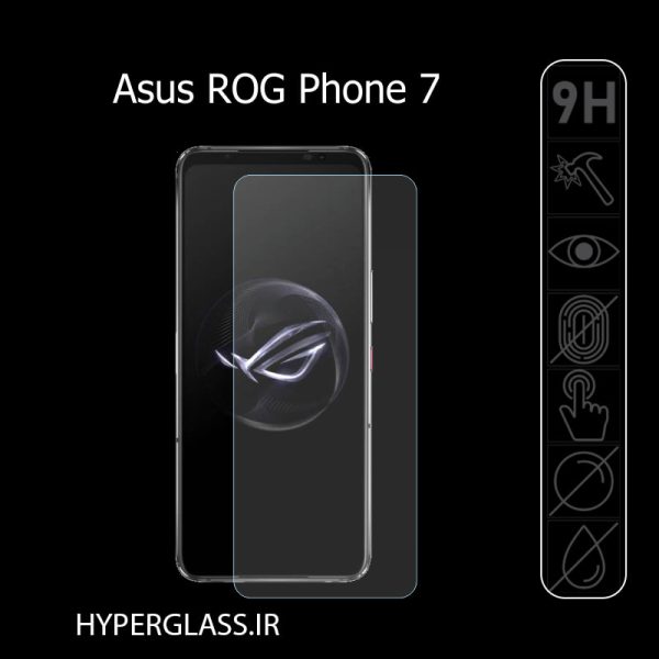 گلس اورجینال محافظ صفحه نمایش ایسوس راگ فون ROG Phone 7