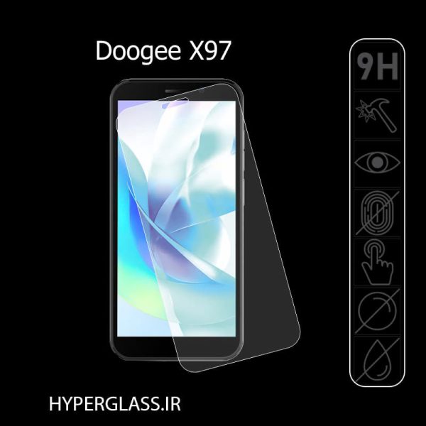 گلس اورجینال محافظ صفحه نمایش گوشی دوجی Doogee X97